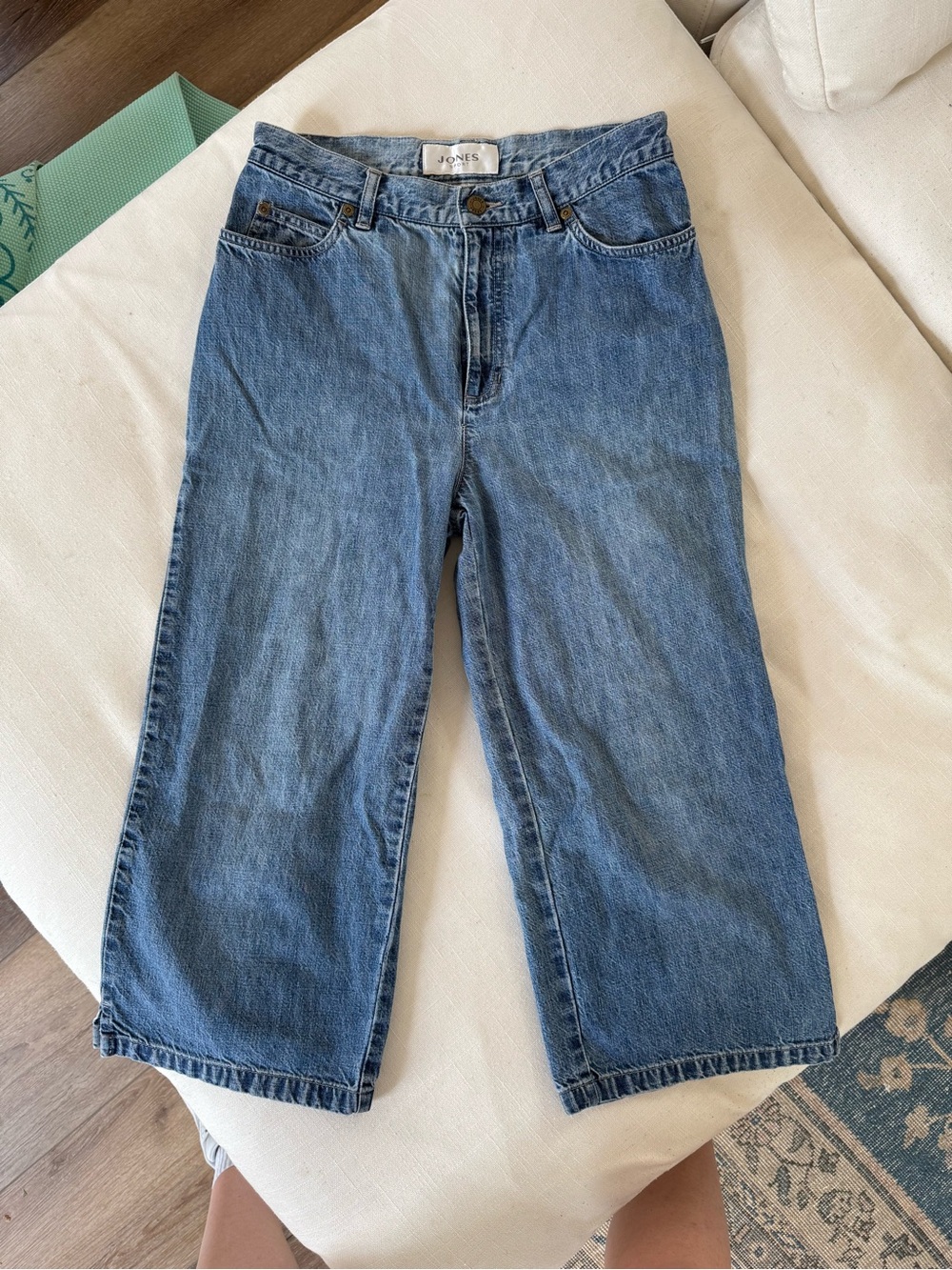 Jones sport denim capri jean pant size 6